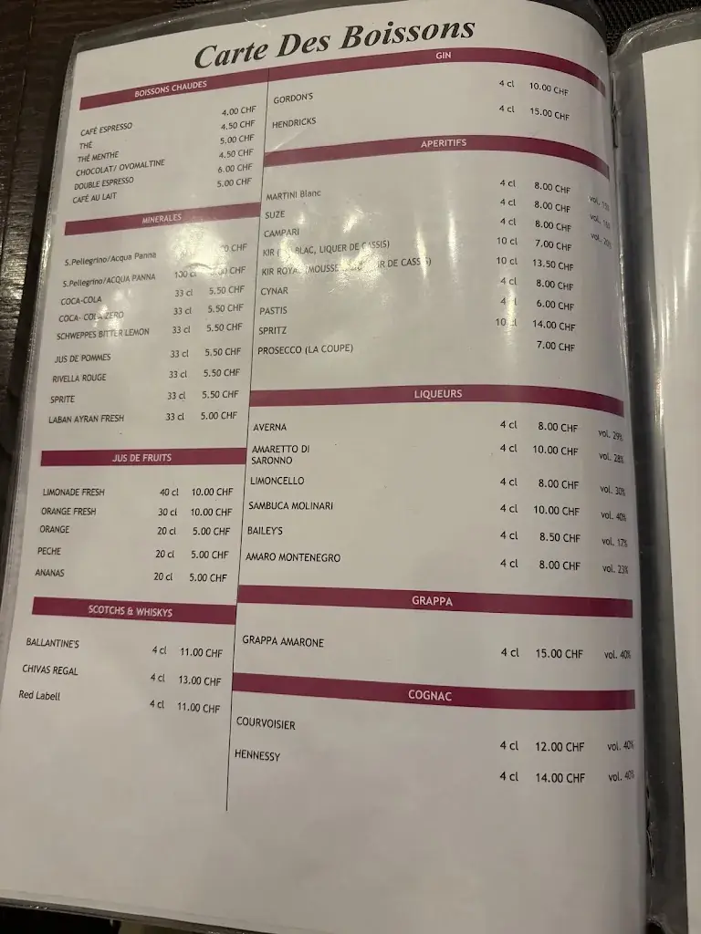 Menu_Restaurant Beyrouth_Montreux_image_2