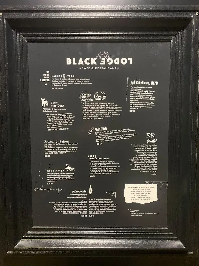 Le Black Lodge ristorante a Yverdon-les-Bains