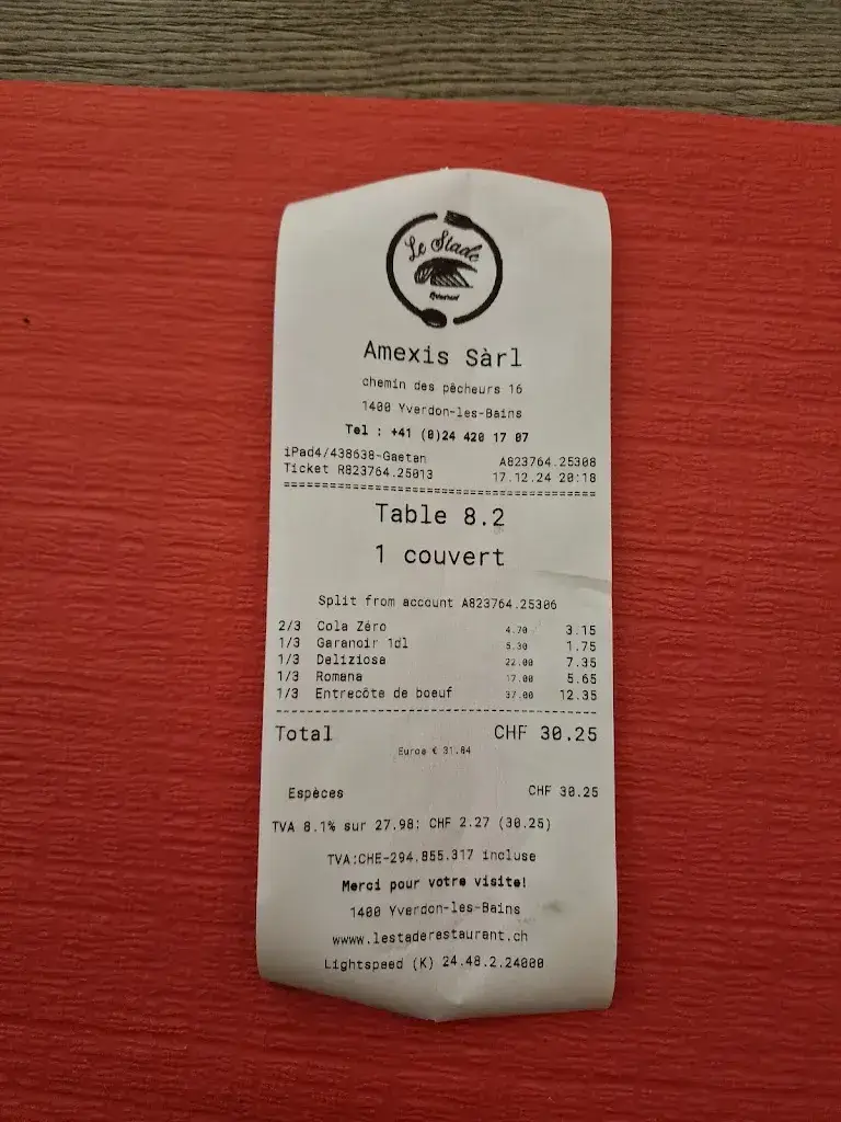 Tiagomiguel Tavares_Le stade Restaurant_Yverdon-les-Bains_review