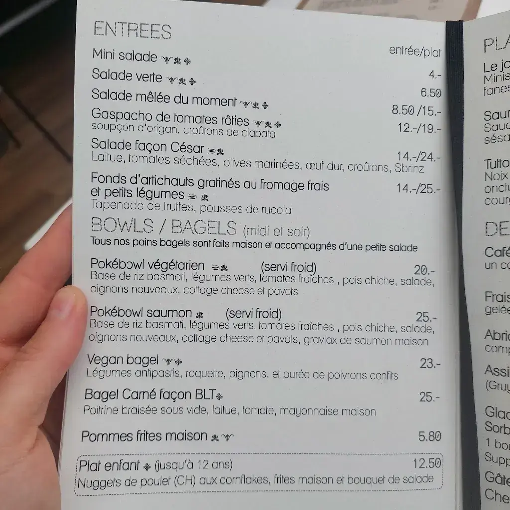 Le bøtanik Restaurant in Yverdon-les-Bains