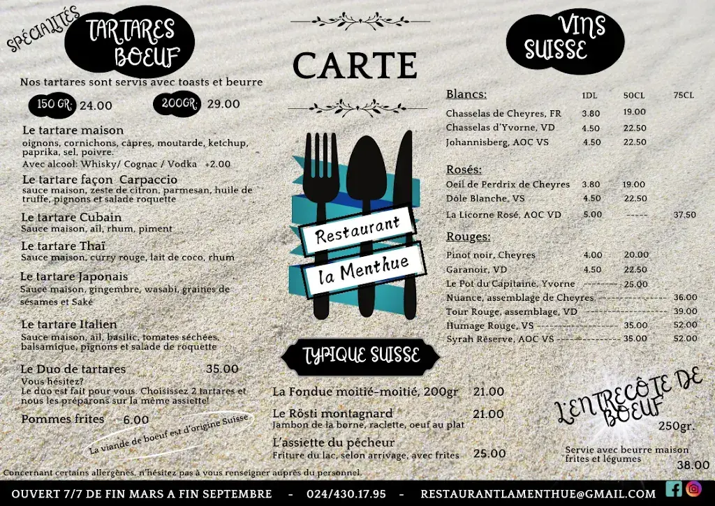 Restaurant la Menthue_Yvonand_menu_image_1