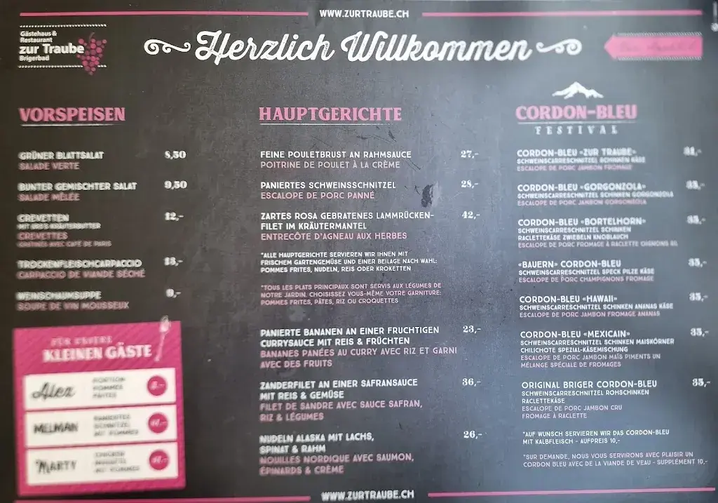 Restaurant zur Traube AG_Brigerbad_menu_image_1