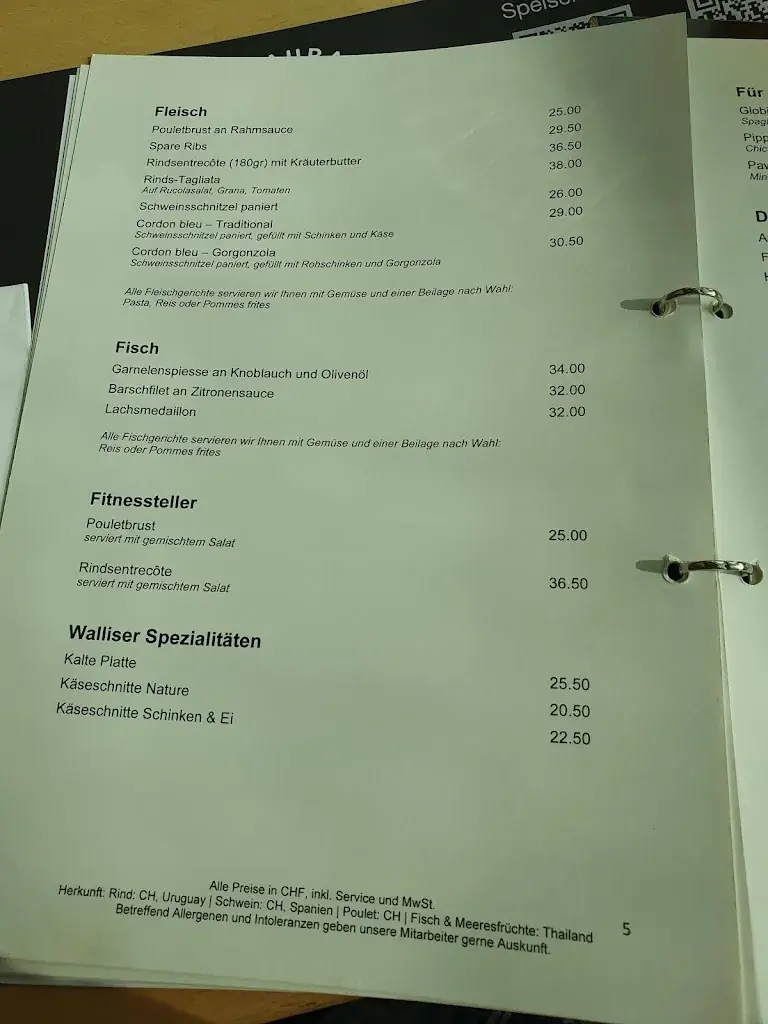 Buffet Brig restaurant in Brig-Glis