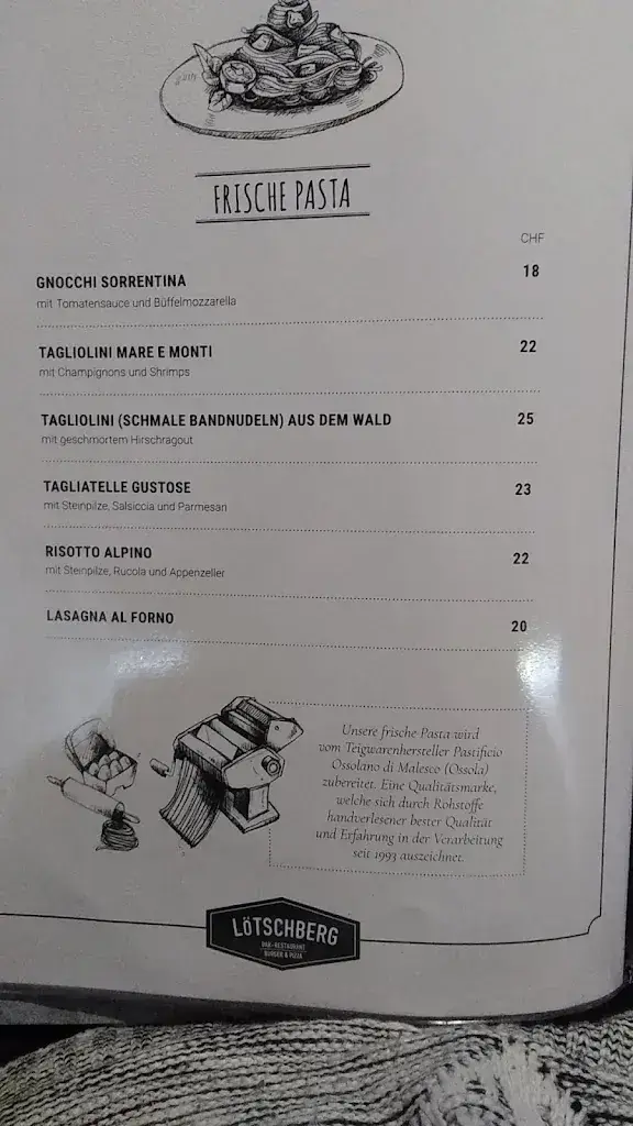 Menu_Restaurant Belalp & Lötschberg Lieferservice_Naters_immagine_2