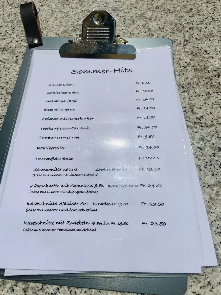 Restaurant-Pension Bellevue restaurant in Zwischbergen