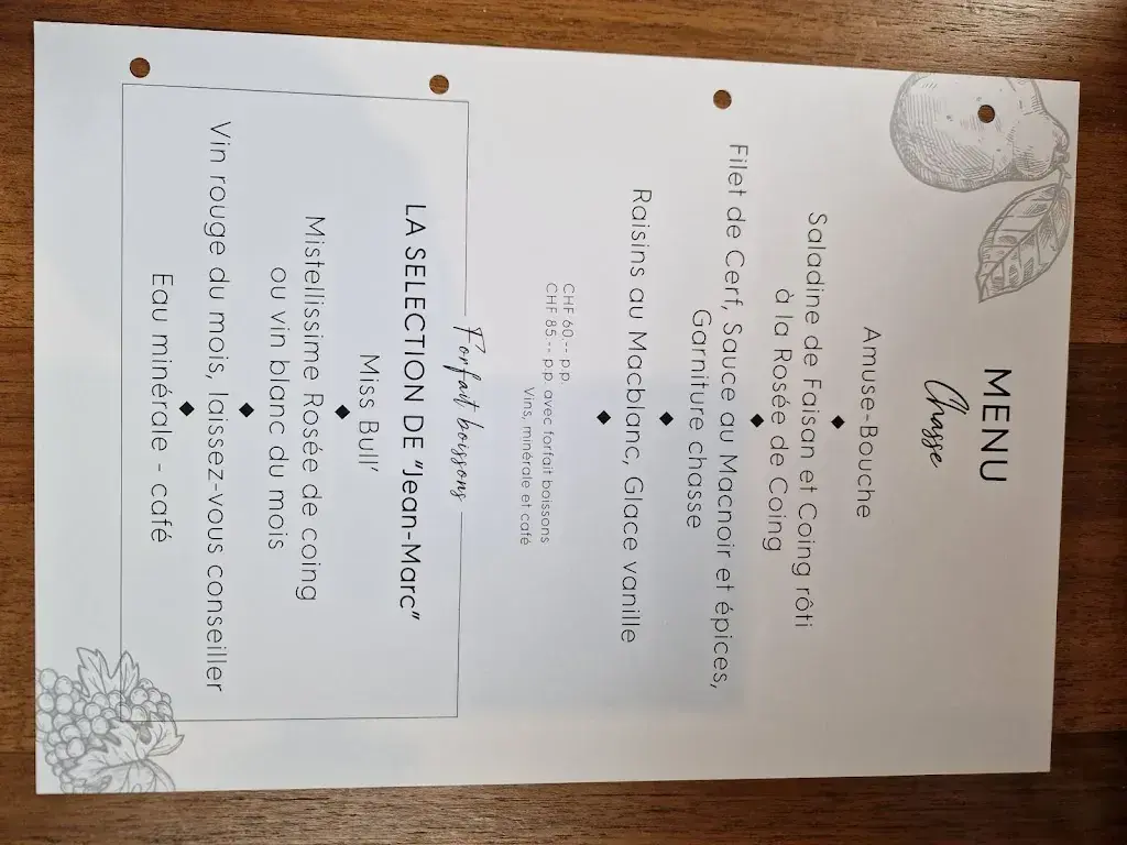 Menu_La Maison des Résistants - Bistrot - Cave - Traiteur - Brocante - Lieu de réception_Chamoson_image_4