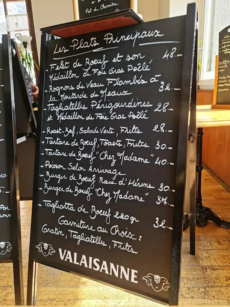 Menu_Restaurant Chez Madame_Chamoson_image_2