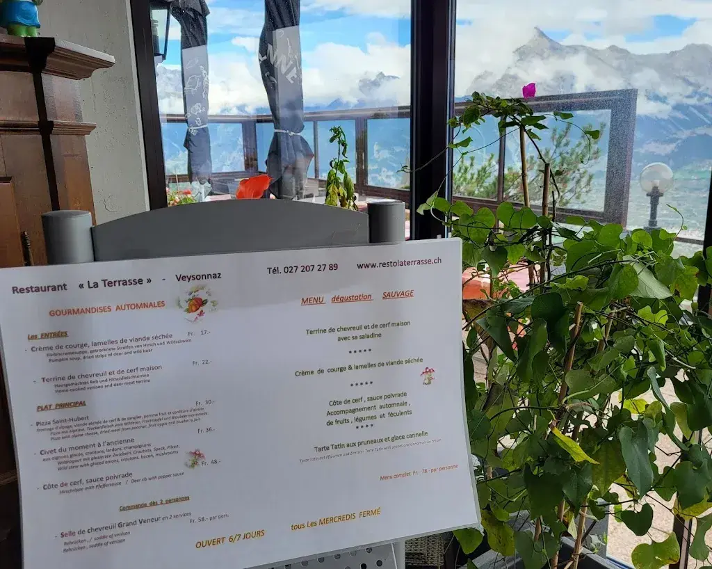 Menu_Restaurant La Terrasse_Veysonnaz_immagine_4