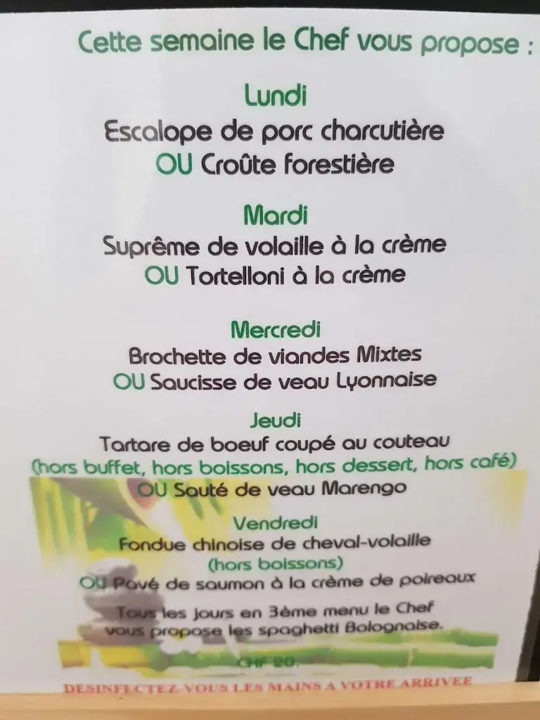 Restaurant Les Fougères Conthey ristorante a Conthey