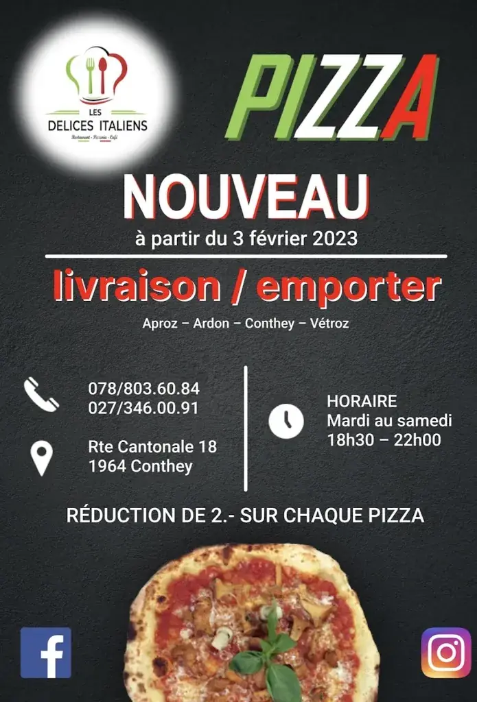 Menu_Les Délices Italiens_Conthey_imagen_2