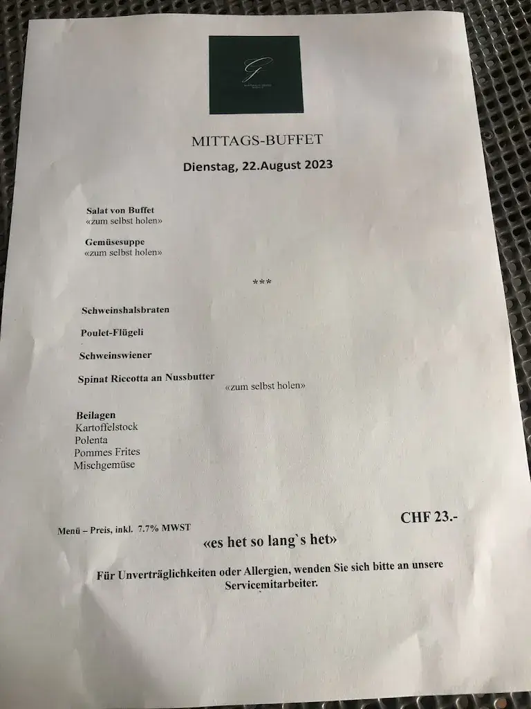 RESTAURANT GRÜTLI WASEN_Sumiswald_menu_image_1