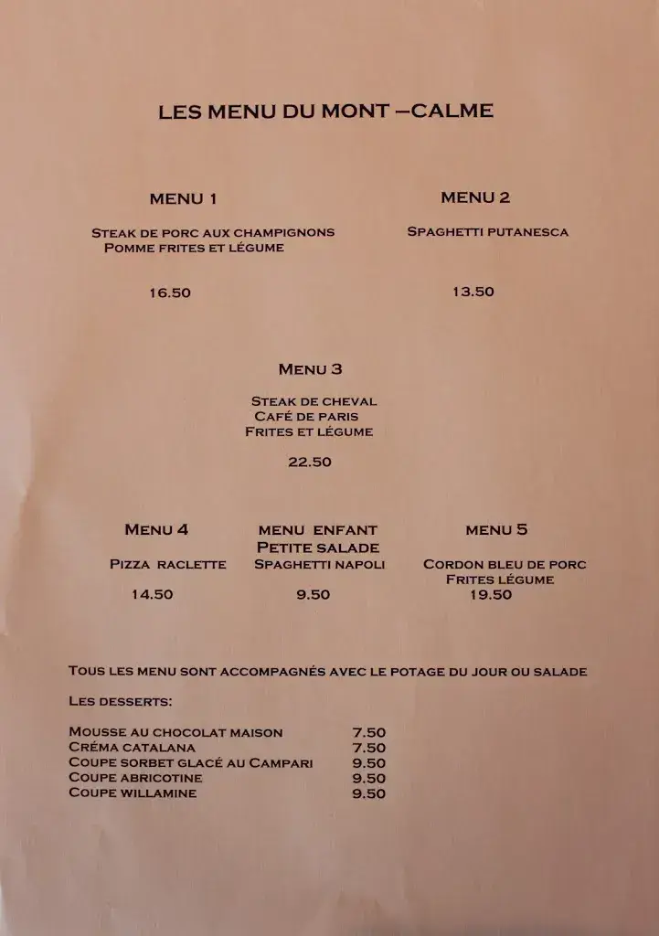 Restaurant le Mont Calme_Nendaz_menu_image_1