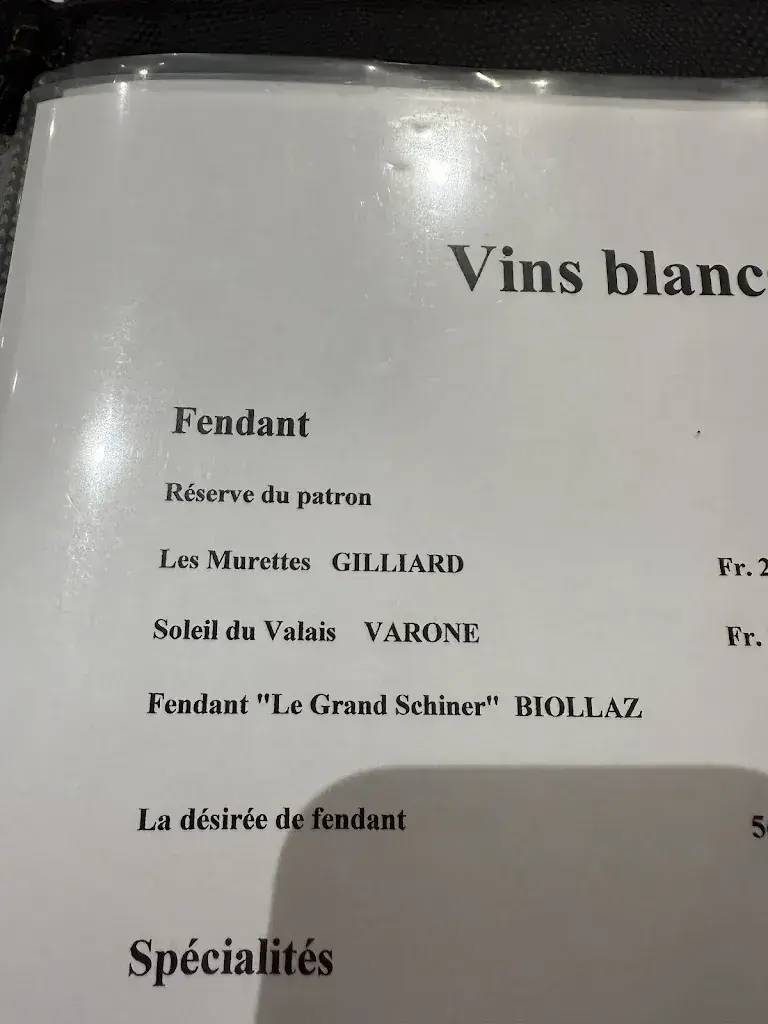 Restaurant Le Grenier_Nendaz_menu_image_1