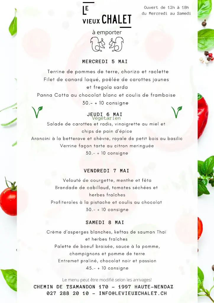 Menu_Le Vieux Chalet_Haute-Nendaz_image_3