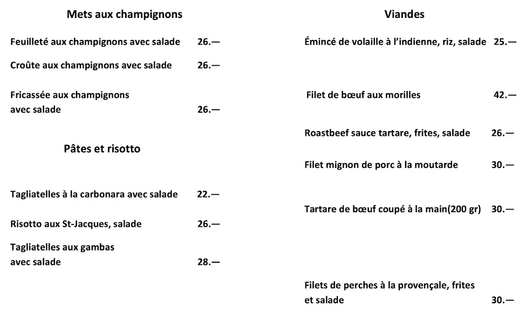 Menu_Restaurant Les Gorges du Durnand_Bovernier_image_2