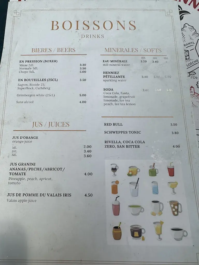 Menu_Café restaurant 