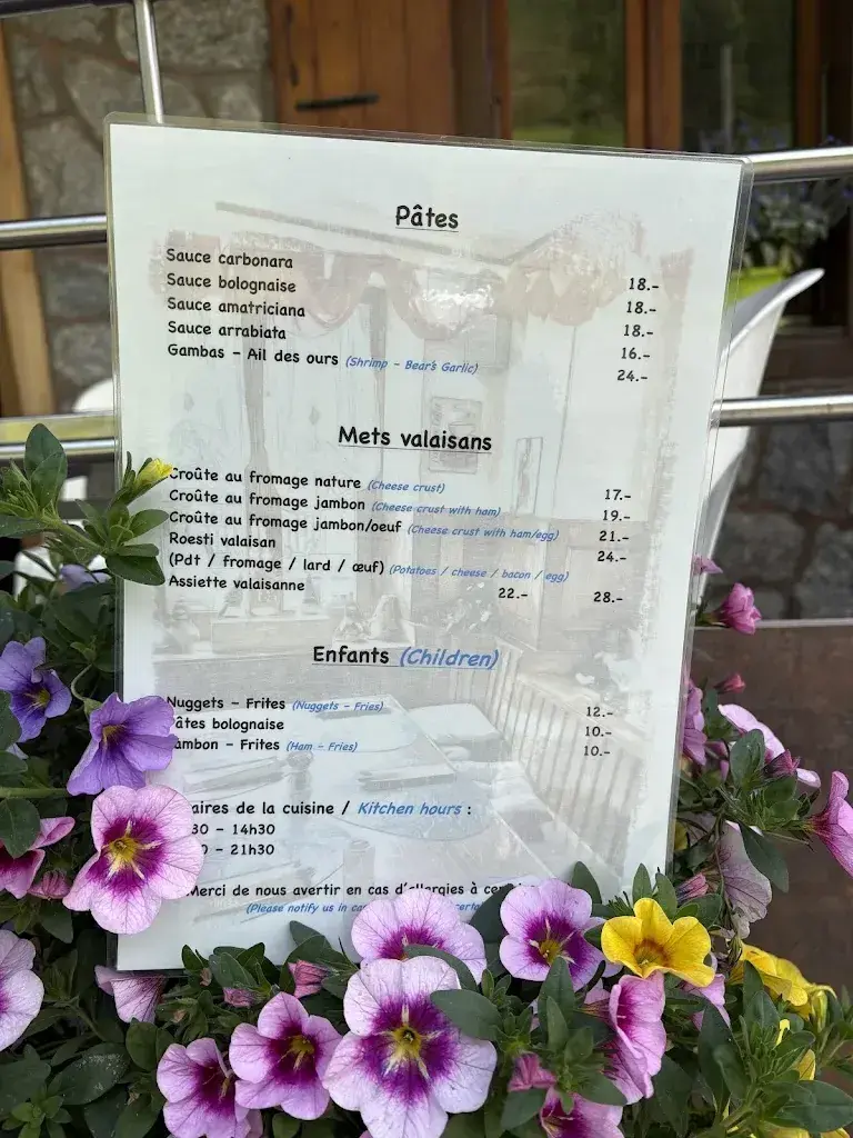 Menü_Café du châtelet - Orsières_Orsières_Bild_2