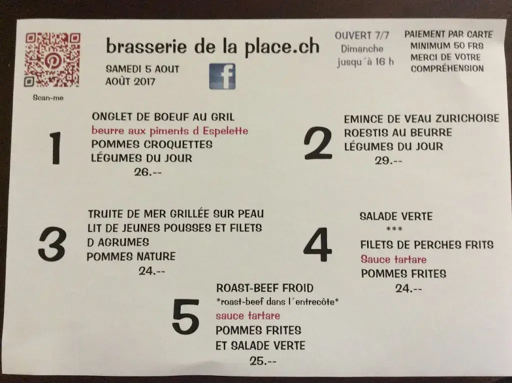 Menu_Brasserie de la Place Kurucu Muammer_Saint-Imier_image_2