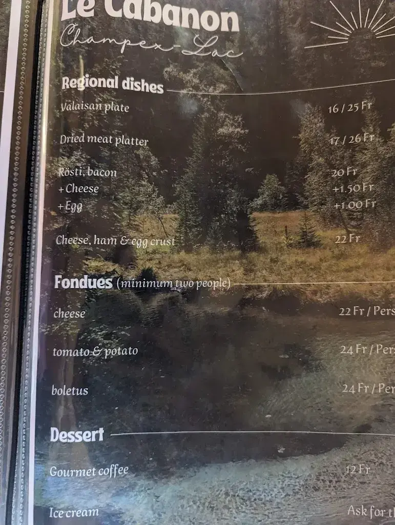 Menu_Le Cabanon_Champex-Lac_image_3