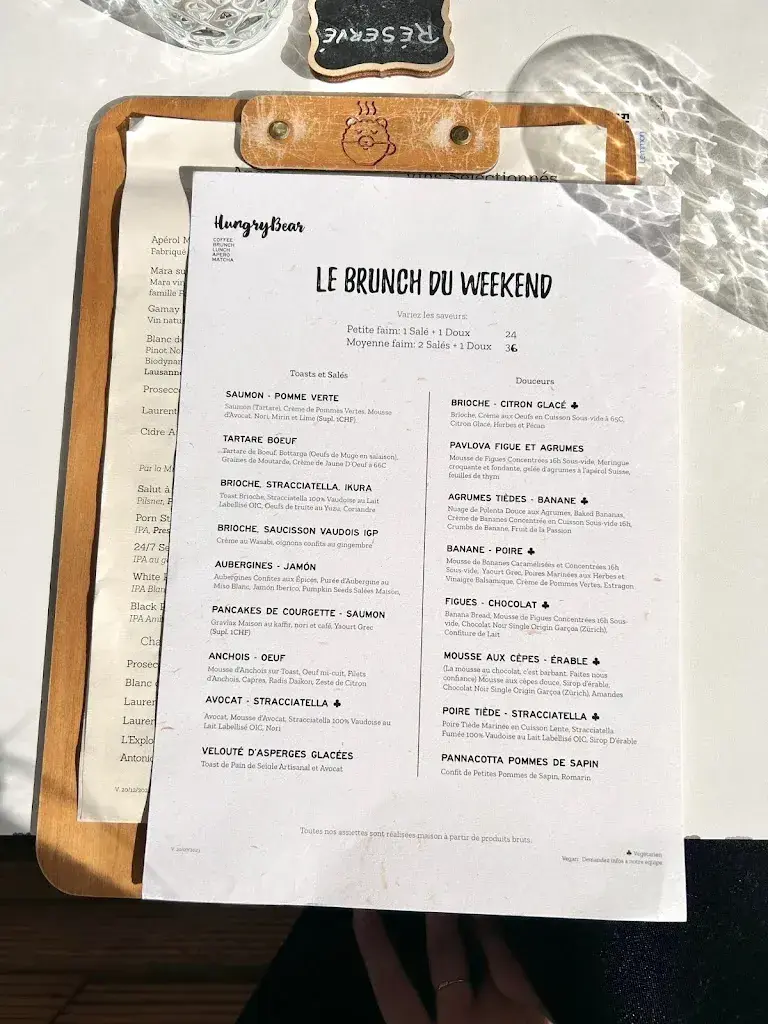 Hungry Bear | Kitchen + Coffee_Lausanne_menu_image_1