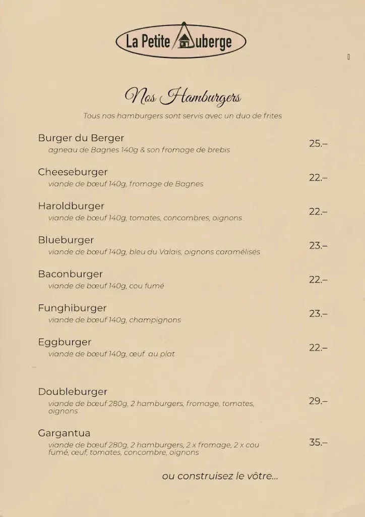 La Petite Auberge_Versegères_menu_image_1