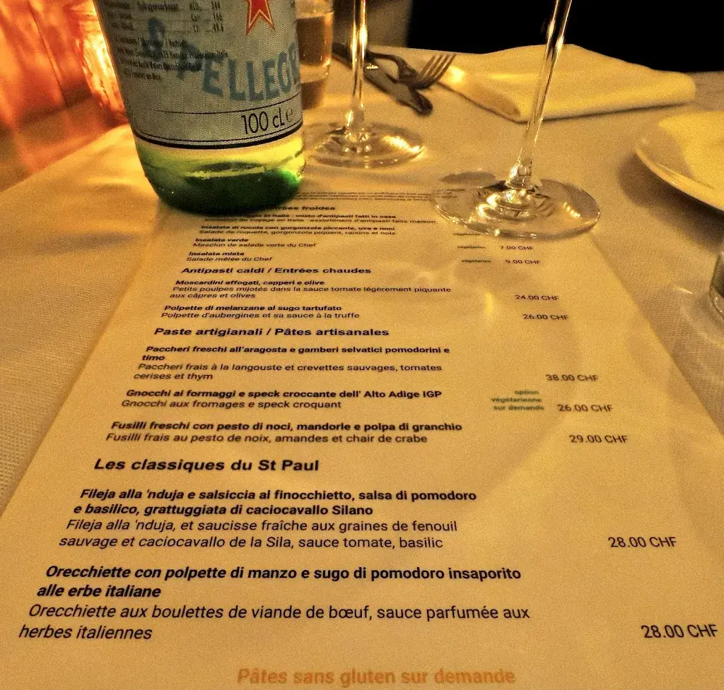 Ristorante St Paul Restaurant in Lausanne