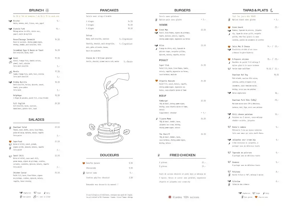 Downtown Lausanne restaurant à Lausanne