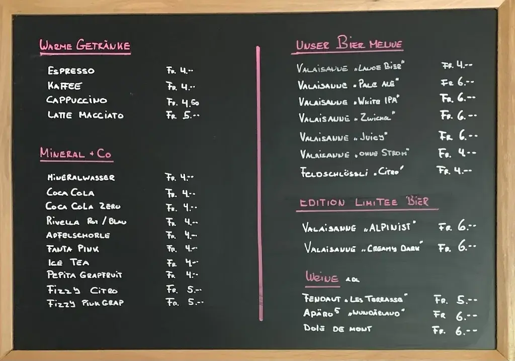 Bistro Fly In_Fiesch_menu_image_1
