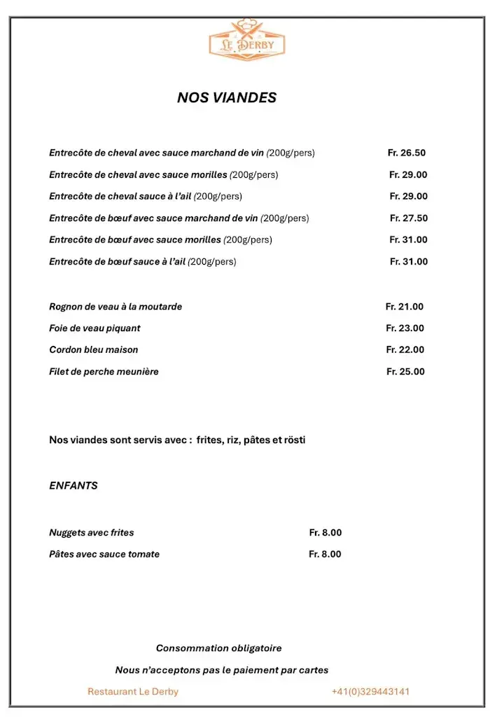 Restaurant Le Derby_Courtelary_menu_image_1