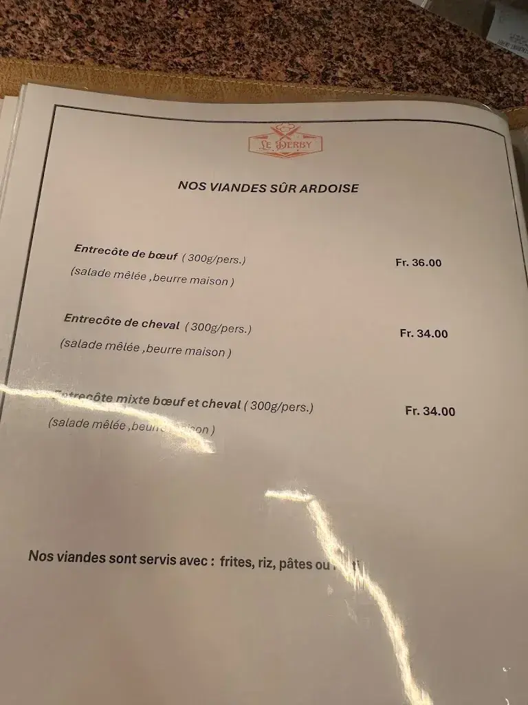 Menü_Restaurant Le Derby_Courtelary_Bild_4