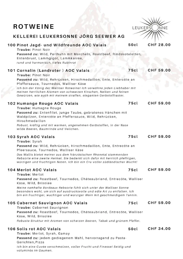 Menu_Aktiv- und Genusshotel Alpenblick_Fieschertal_immagine_3