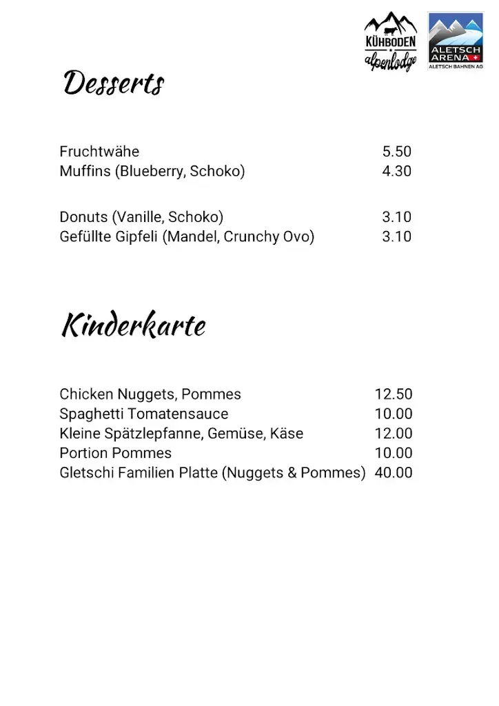 Menu_Alpenlodge Kühboden_Fiesch_image_2