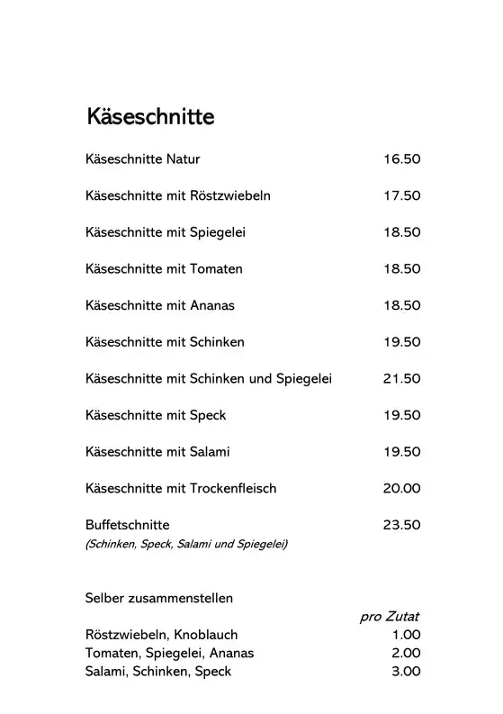 Restaurant Bahnhofbuffet_Oberwald_menu_image_1