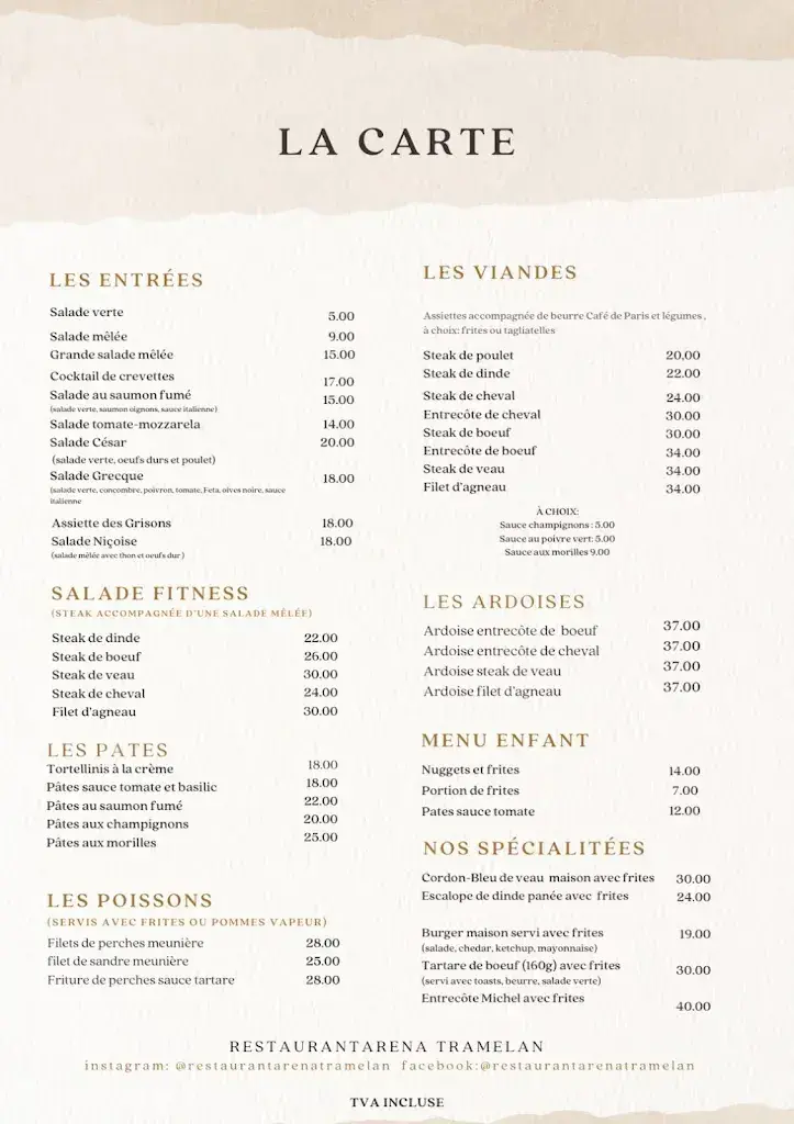 Restaurant Arena Tramelan_Tramelan_menu_image_1