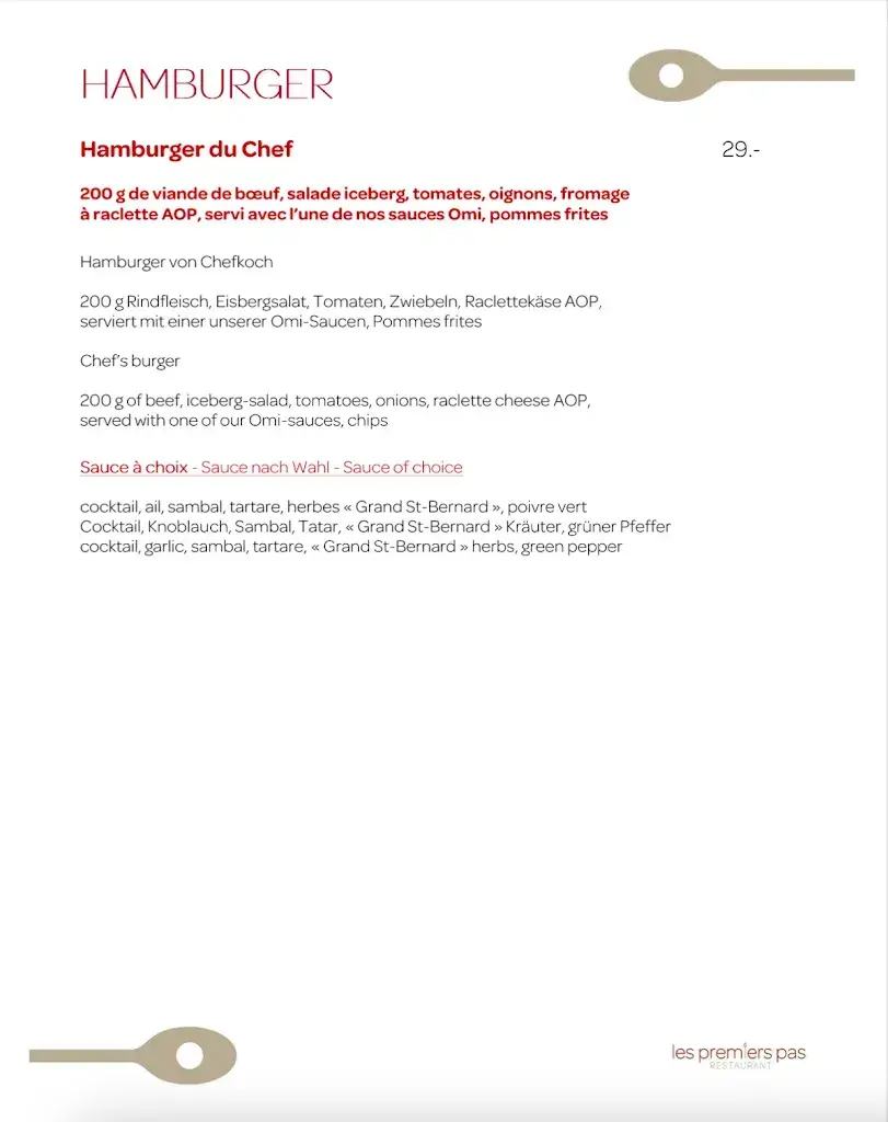 Menü_Les Premiers Pas_Ayent_Bild_4