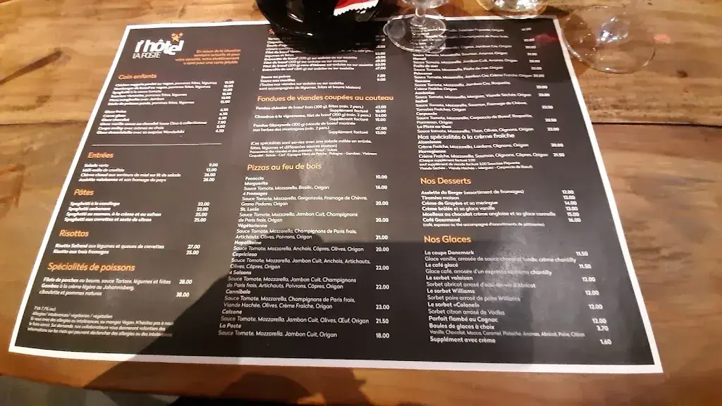 Hôtel Restaurant La Poste & La Boîte à Fromage Restaurant in Ayent