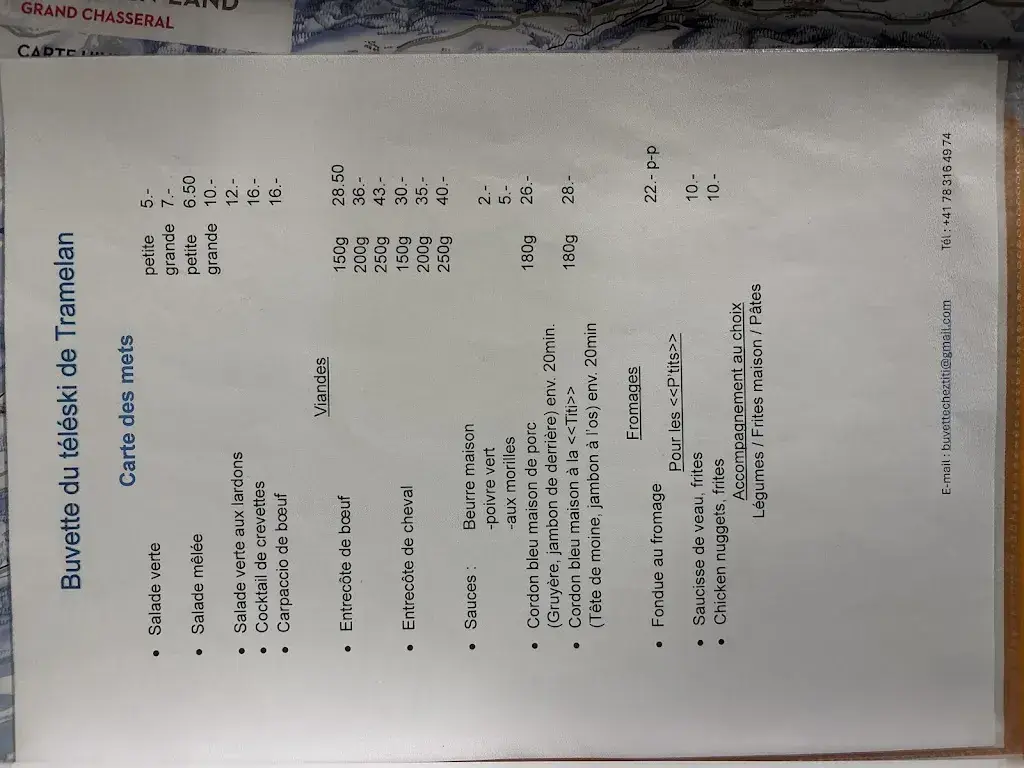 Menu_restaurant du Teleski Tramelan_Tramelan_image_3