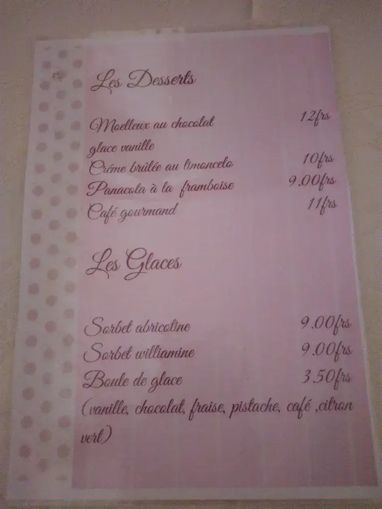 Menü_Restaurant la Laiterie Arbaz_Arbaz_Bild_3