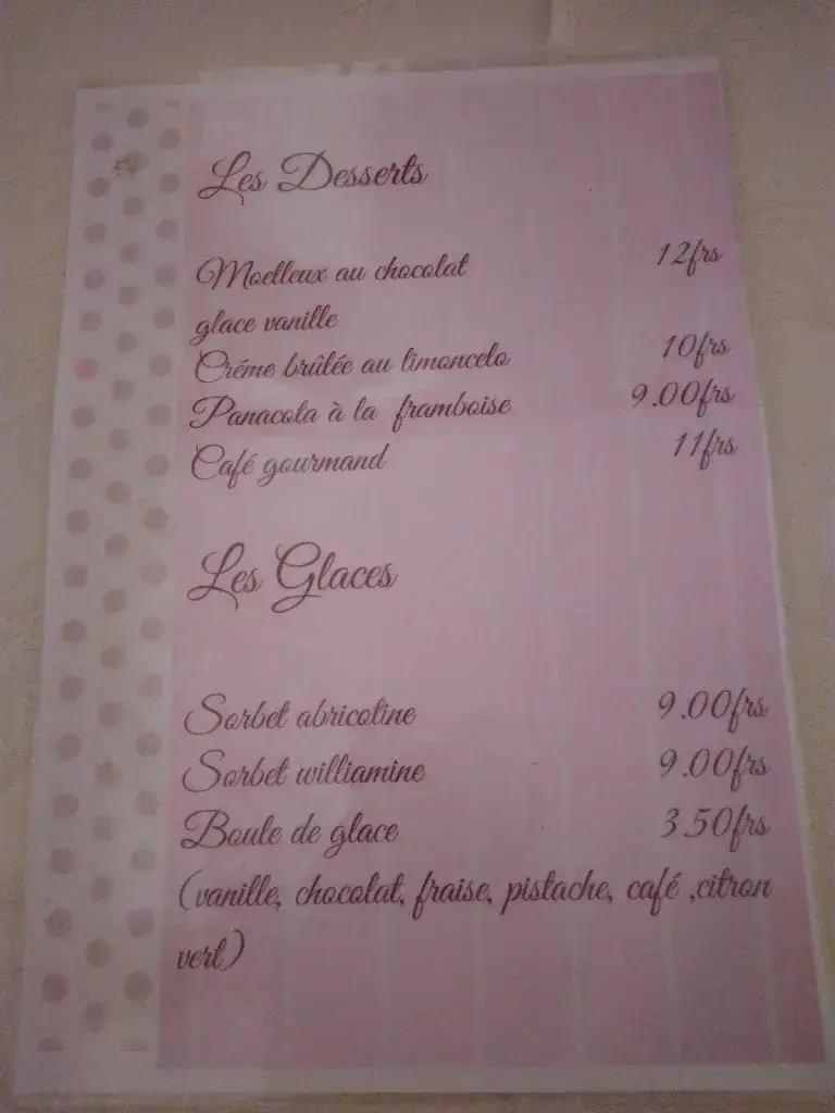 Menü_Restaurant la Laiterie Arbaz_Arbaz_Bild_4