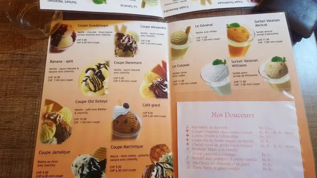 Menü_Restaurant Au Mazot Chez Raymonde_Evolène_Bild_4