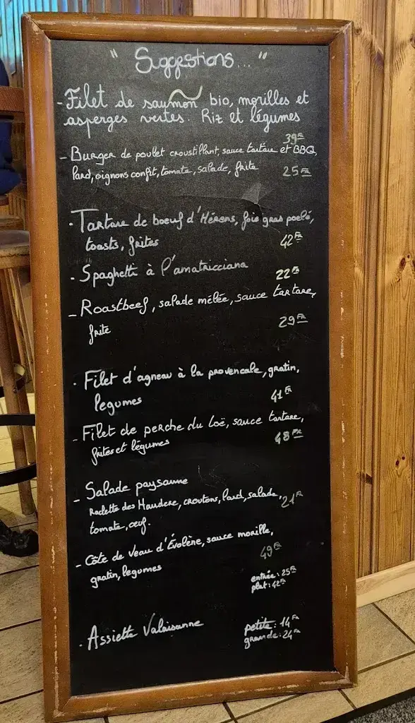 Taverne Evolénarde restaurante en Evolène