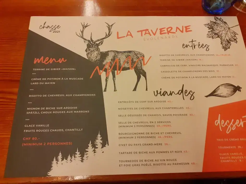 Menu_Taverne Evolénarde_Evolène_image_2