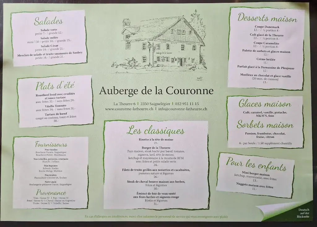 Auberge de la Couronne_Saignelégier_menu_image_1