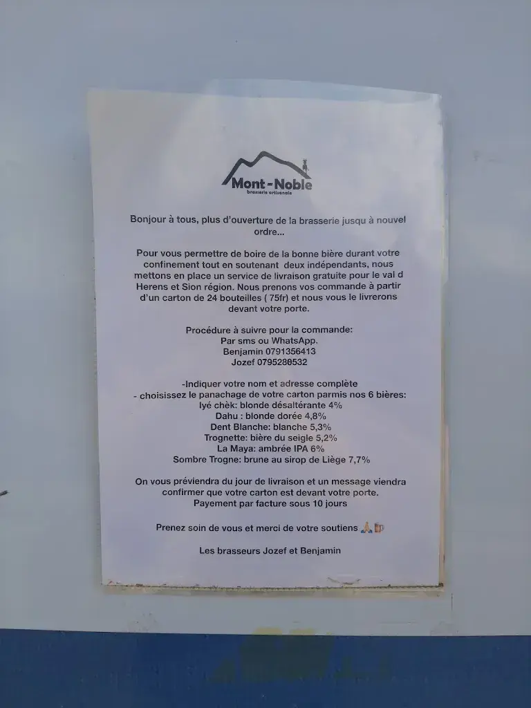 Mont-Noble Brasserie Artisanale Sàrl_Vernamiège_menu_image_1