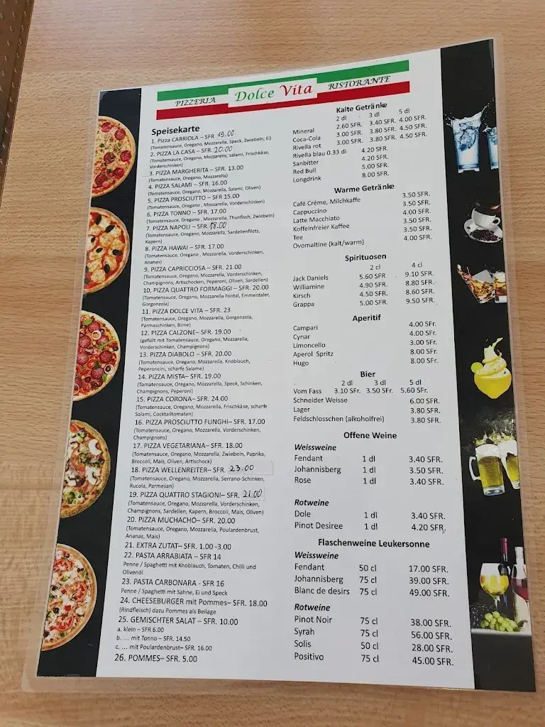 Restaurant Pizzeria Dolce Vita_Turtmann_menu_image_1