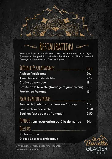 Menu_Buvette du Glacier du Trient_Trient_immagine_3
