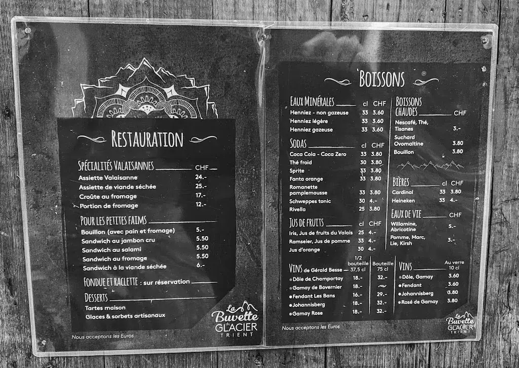 Menu_Buvette du Glacier du Trient_Trient_immagine_4