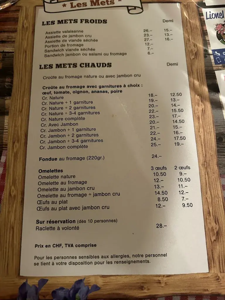 Menu_Buvette de Savolaire_Troistorrents_immagine_3