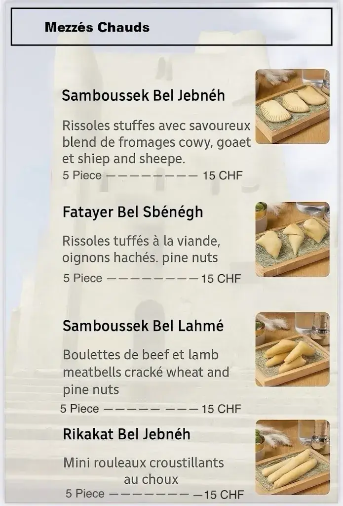 Café Restaurant Mezze Damas - Buffet à volonté sur réservation_Saxon_menu_image_1