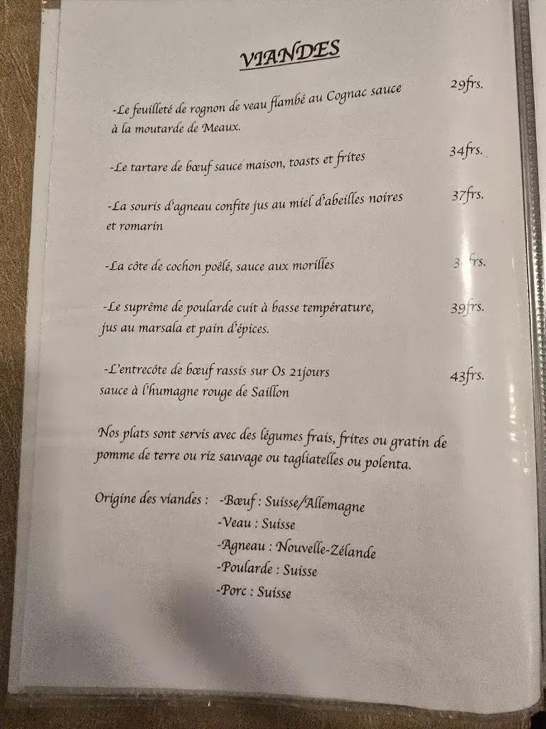 Café - Restaurant de la Poste_Saillon_menu_image_1